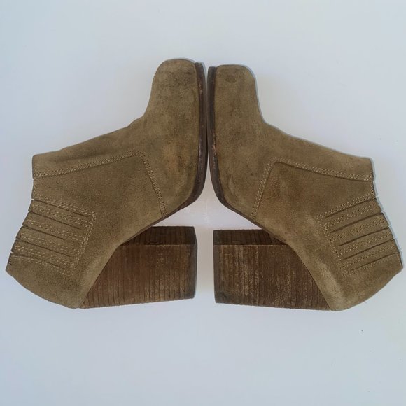 Jeffrey Campbell Yorktown Distressed Suede Booties - Picture 5 of 8